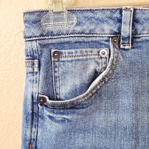 ASOS Women's Medium Wash Frayed Hem Skinny Jeans - Size 26 - Picture 4 of 10